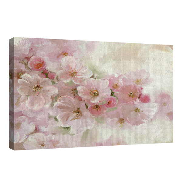 Red Barrel Studio® Japanese Cherry Tree Painting on Canvas Wayfair